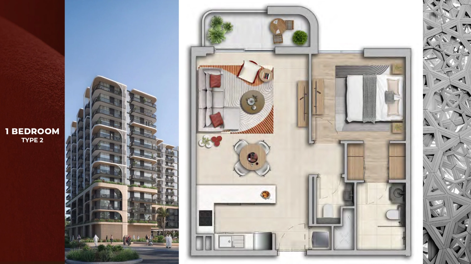 1 BR - Type A